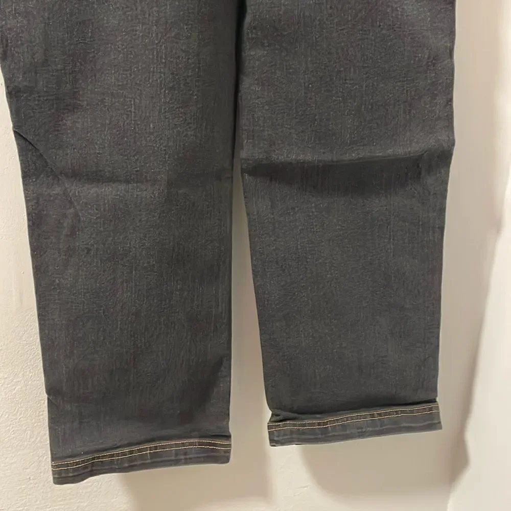 NWT WEWOREWHAT women’s size 2 straight tapered adjustable long overall jeans